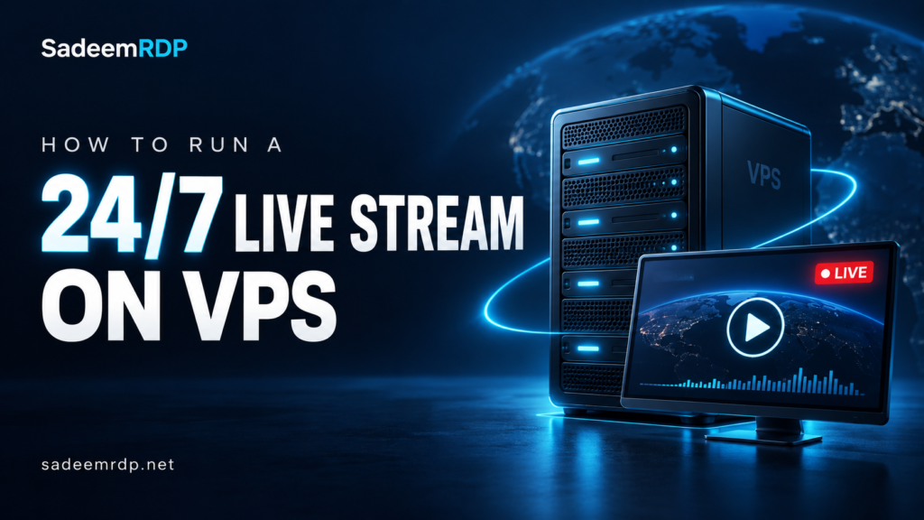 How to Run a 24/7 Live Stream on VPS