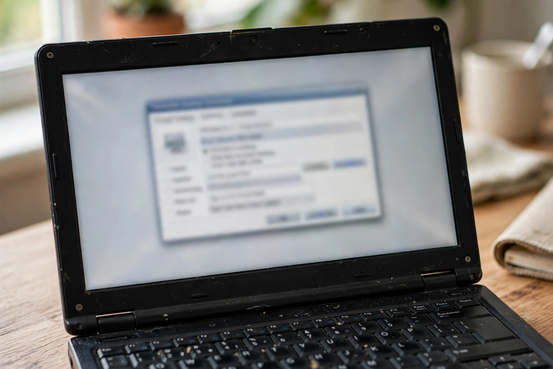 Setting up a Microsoft Remote Desktop connection on a low-end laptop
