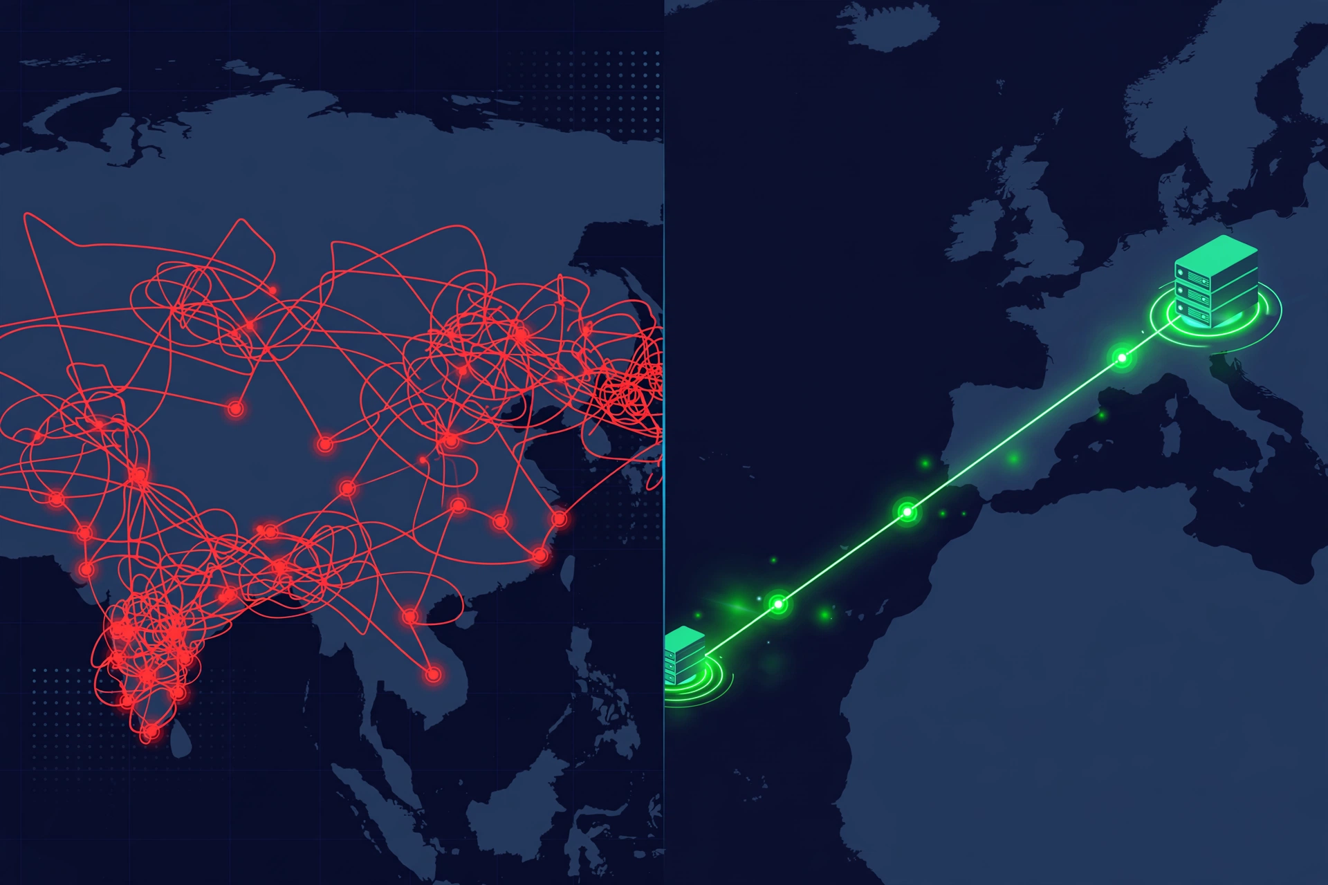 Pakistan to Europe forex network routing