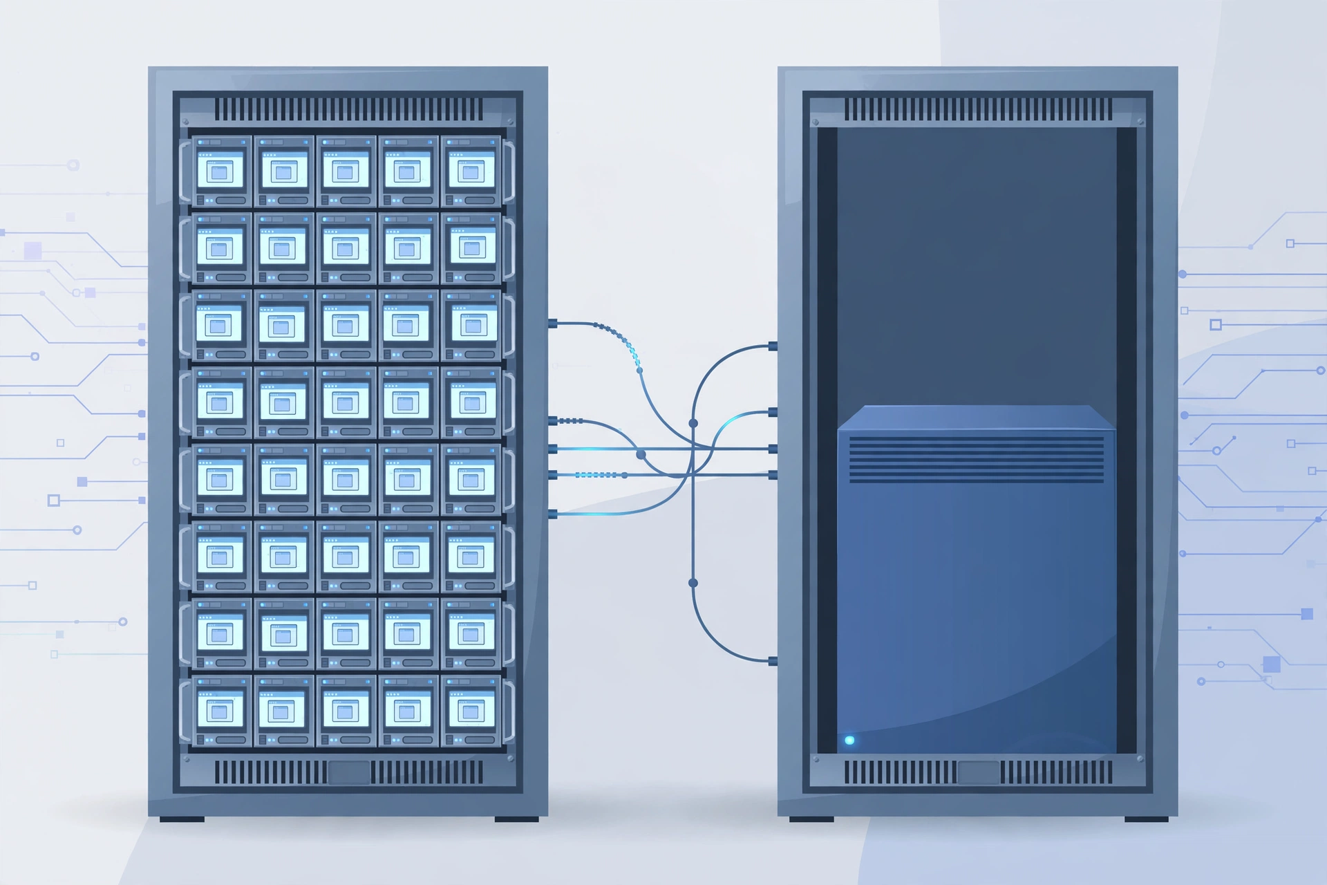 Diagram explaining the difference between shared RDP and a private VPS