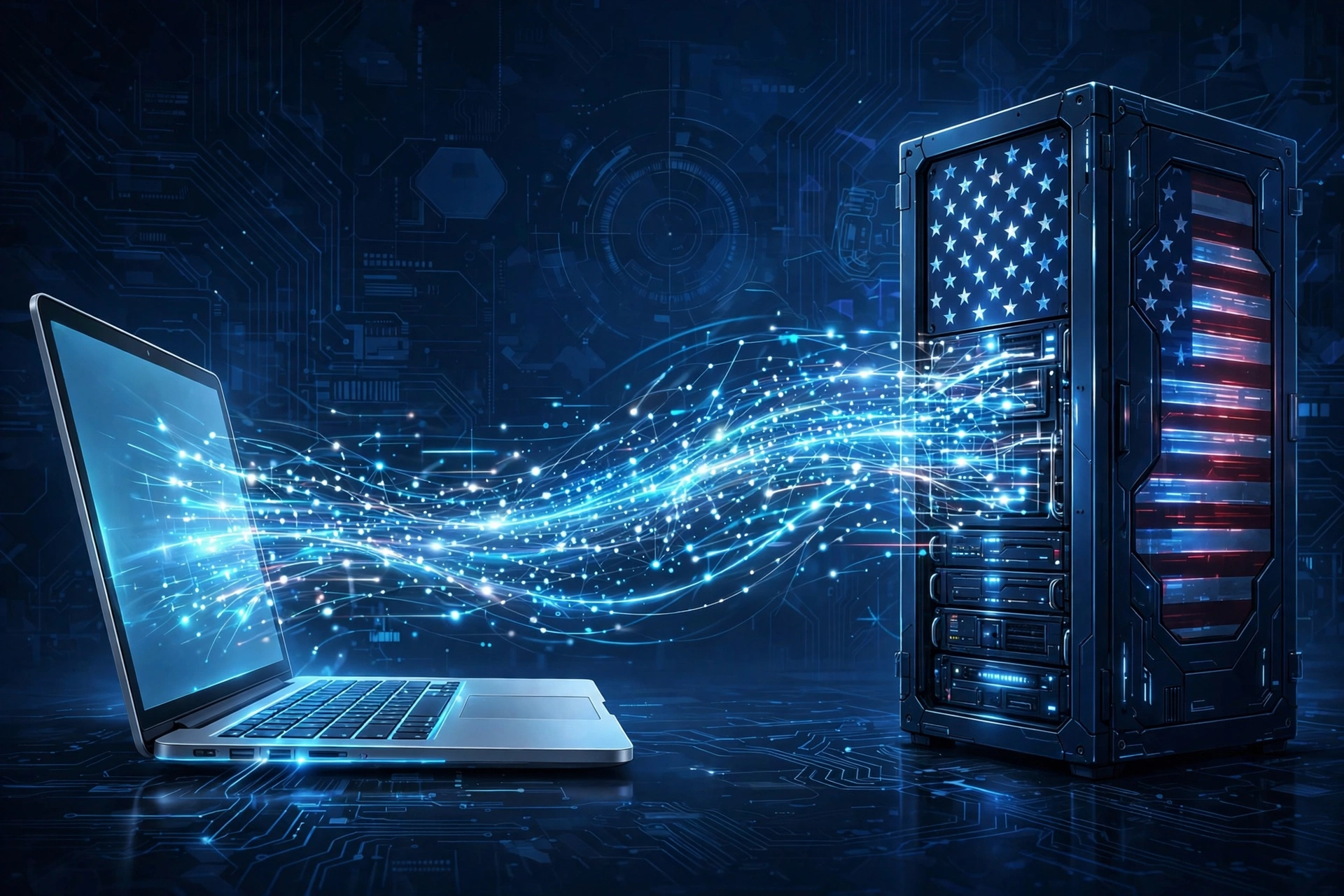 Fast low-latency connection from a laptop to a US-based RDP server